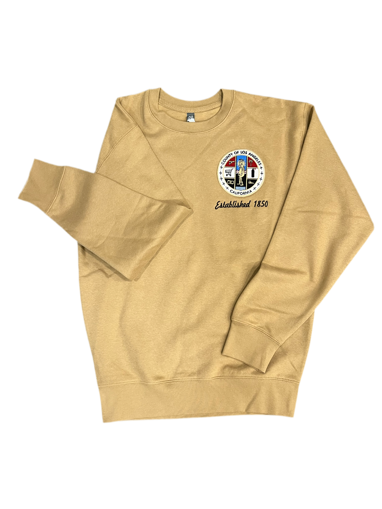 π LA seal crewneck - Brown