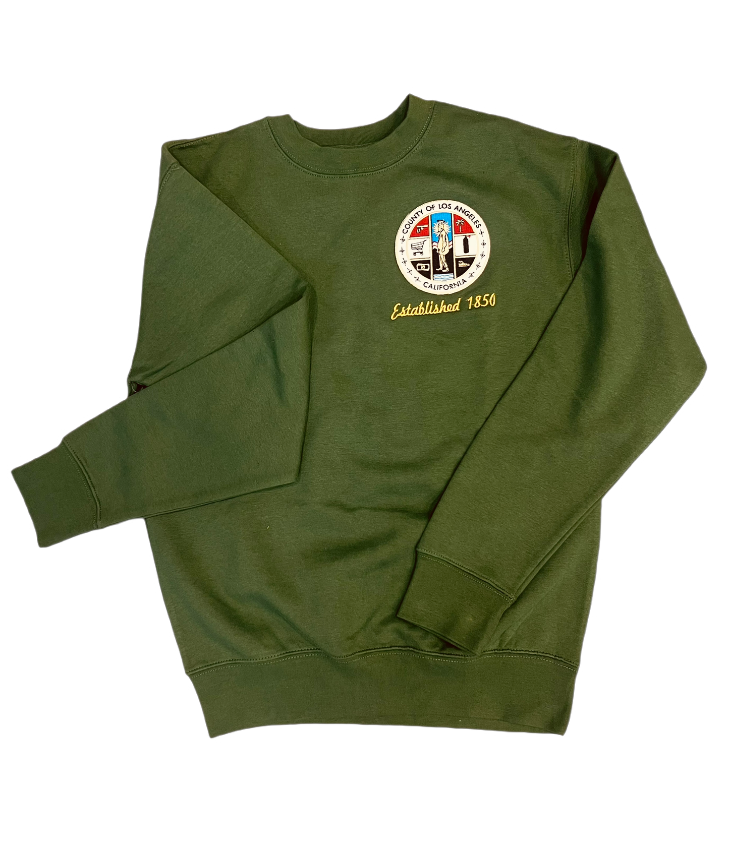 π LA seal crewneck - Green
