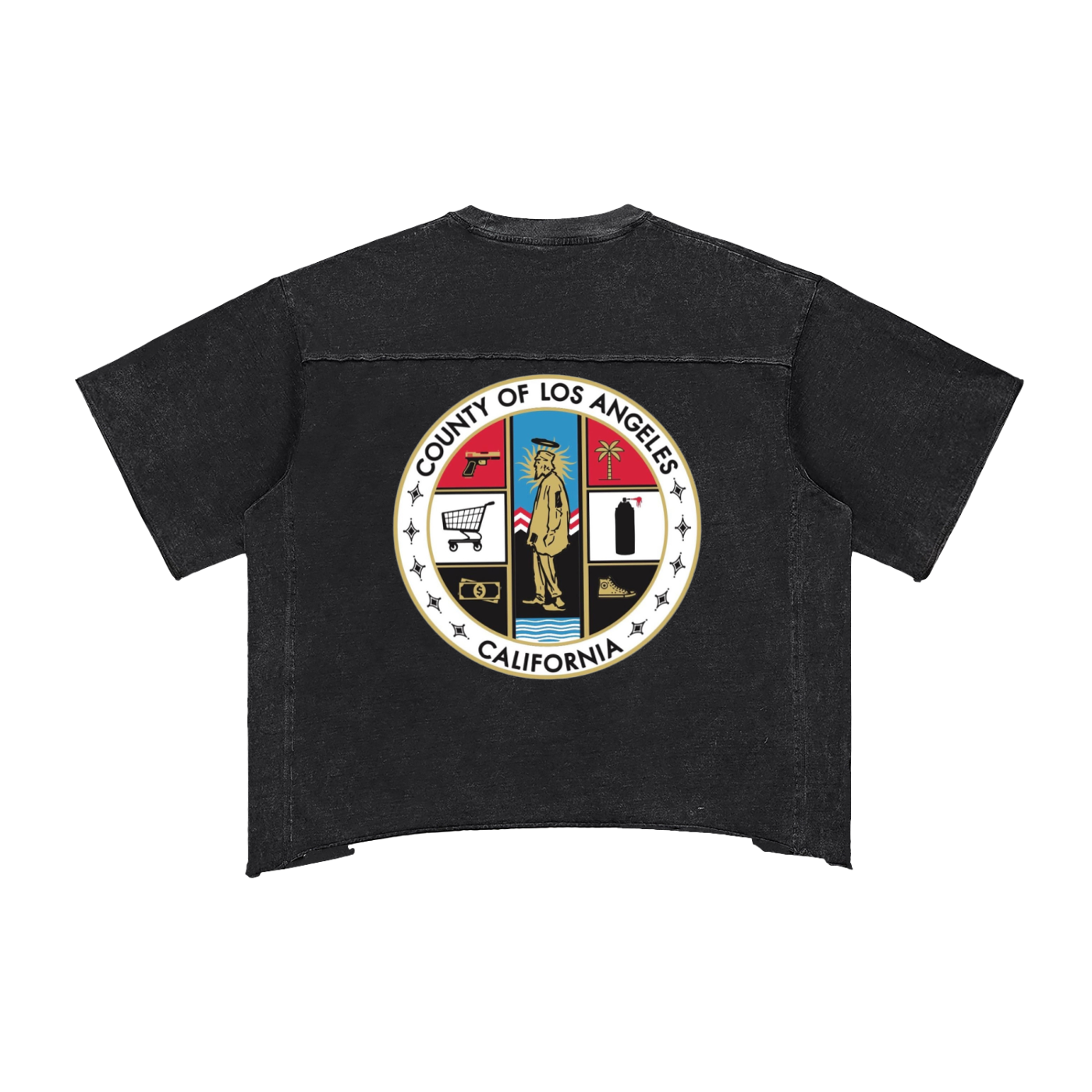 BASKETS- raw LA County shirt