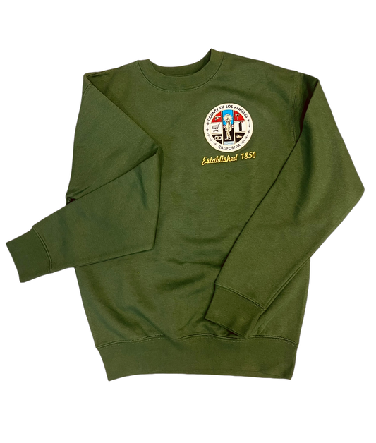 🛒 LA seal crewneck - Green